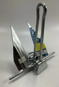 Seachoice 7E 41610 Utility Fluke Style Boat Marine Utility Anchor Galvanized - Picture 1 of 5