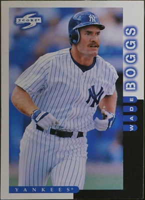 1998 Score Baseball Wade Boggs #221 - Image 1 of 2