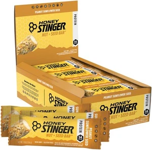 Honey Stinger Nut and Seed Bar - Peanut/Sunflower, Box of 12 - Picture 1 of 3
