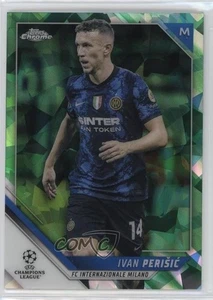 2021 Topps Chrome UCL Sapphire Edition Green Refractor 16/75 Ivan Perisic #158 - Picture 1 of 3
