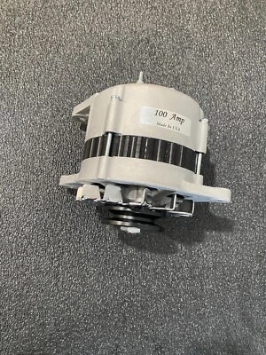 High Performance 100 Amp Output NEW Alternator Fits Datsun 280Z 280ZX 810 Maxima - Image 1 of 3