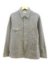 Sugar Cane Jean/Denim Jacket/Coverall/38/Cotton/Idg/Stripe JAPAN