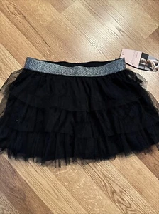 Girls Danskin Black Skirt With Tulle Size 7/8 - Picture 1 of 1