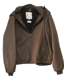 Vtg London Fog Sherpa Lined Full Zip Men's Jacket Size XXL 117R Rain Hood U.S.A. - Picture 1 of 24