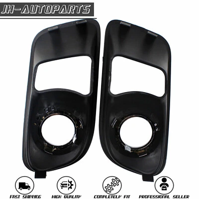 PAIR FOG LIGHT LAMP CHROME BEZEL COVER GRILLES FOR 2012-2014 DODGE CHARGER SRT-8 - Изображение 1 из 4