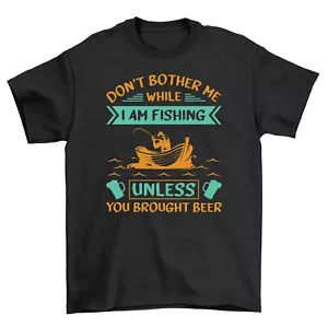 "I'm 34 Don't Bother Me Unless You Brought Beer" - Hilarious Fishing T-shirt for - Picture 1 of 46