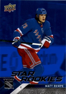 2024-25 Upper Deck Star Rookies - Matt Rempe Blue Parallel #12 (RC) - Picture 1 of 2