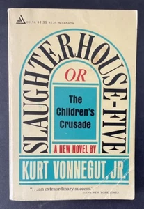 SLAUGHTERHOUSE-FIVE by Kurt Vonnegut, Jr. 1969 6th Printing Delta Paperback - Picture 1 of 8