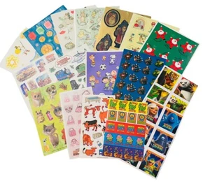 Vintage to Now Stickerbögen Lot Peanuts Snoopy Weihnachten Tiere Thomas + - Bild 1 von 4