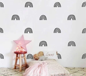 Rainbow Wall Decals-Baby Nursery Room Decals,Rainbow Wall Stickers for Kids R... - Picture 1 of 4
