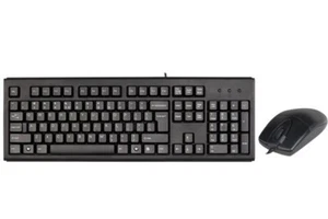 4711421758222 A4Tech KM-720620D keyboard USB QWERTY English Black A4 TECH - Picture 1 of 1
