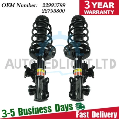 Pair Front Shock  Absorber Strut Assys For 2010-2016 Cadillac SRX w/ Electric - Image 1 of 4