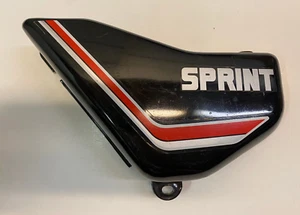 VINTAGE NOS TRAC SPRINT MOPED SIDE COVER WITH LOGO - Picture 1 of 4