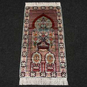 Tapis en Soie Berbère 101 X 51 CM Soie Orient Tapis Noué à la Main Tapis - Imagen 1 de 16