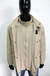 Fay Giubbotto 1 Gancio Uomo Taglia M Giacca Beige Invernale Giubbino Jacket - Imagen 1 de 15