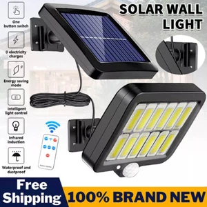 Outdoor Wall Security Flood Lamp1200000lm LED Solar Street Light Motion Sensor - Picture 1 of 11