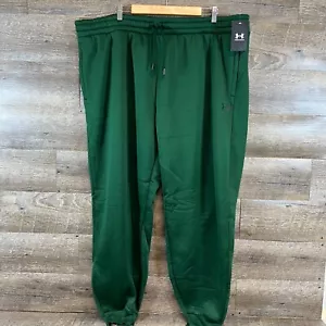 Under Armour Men's Armour Fleece Pro Joggers Summit Green 4XL 1386586-301 NWT - Picture 1 of 16