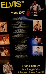 Póster de artista de Elvis Presley 1977 Scorpio A Legend Lives NUEVO/SELLADO... - Imagen 1 de 11