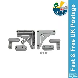 Kit de mesa con soporte de almacenamiento de mesa gris caravana VW cámper furgoneta autocaravana - Imagen 1 de 6
