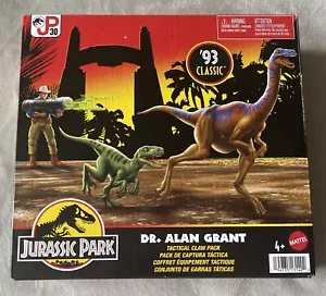 Mattel '93 Classic Jurassic Park Dr. Alan Grant taktische Krallenpackung Neu in Verpackung - Bild 1 von 4