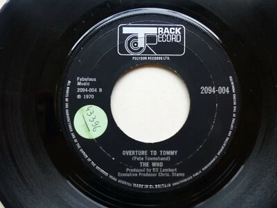 THE WHO See me feel me 2094 004 TRACK RECORD Matrices différentes  - Photo 1/4