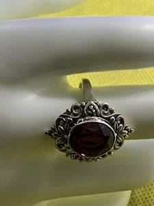 Salmon Quartz Ring-Beautiful - Picture 1 of 3