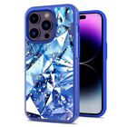 Karat Serie Hybrid Hülle für iPhone 14 Pro - Blue Glacier
