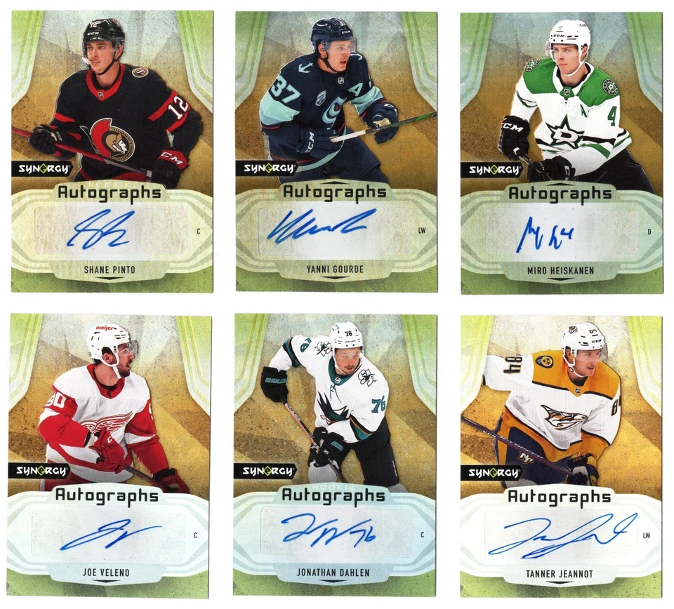 2021-22 Upper Deck Synergy Autograph Veterans & Rookies  Pick From List !! - Image 1 of 1