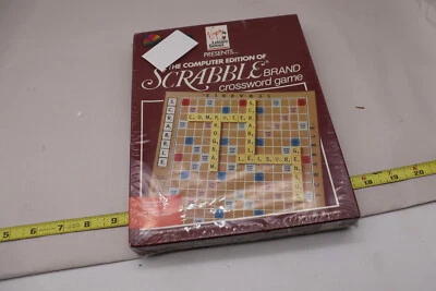 Scrabble Computer Edition Crossword Puzzle Game Apple II  5 1/4” new sealed - Image 1 of 3