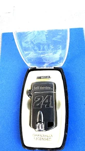 Accendino butano Jeff Gordon #24 NASCAR custodia tono grigio auto corsa, mai usato! - Foto 1 di 8