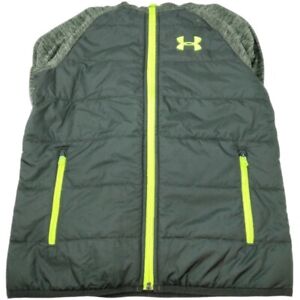 Under Armour Jacket ColdGear Boys Size Small Casual Winter Gear Army Green