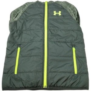 Under Armour Jacket ColdGear Boys Size Small Casual Winter Gear Army Green - Picture 1 of 3
