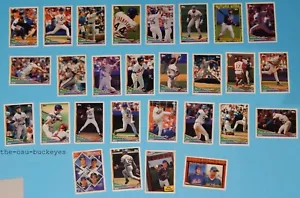 1994 Topps New York Mets Team Set 28 Cards Jeff Kent Combine Shipping - Picture 1 of 6