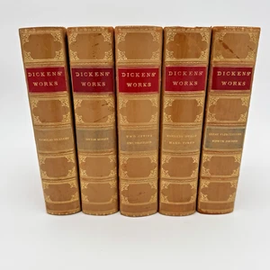 Dickens Works Wanamaker Two Cities Great Expectations Little Dorrit Hard Times - Picture 1 of 13