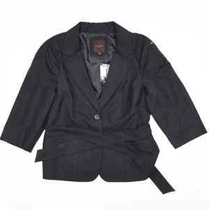 NWT THE LIMITED COLLECTION WOMEN'S BLAZER SHORT 3/4 SLEEVED SIZE Large Black - Picture 1 of 7