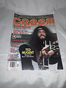 CREEM MAGAZINE Sept 1977 ABBA Nugent HEART Star Wars COMPLETE Iggy KISS Rock - Picture 1 of 3
