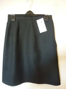 Schoolwear Girls School Skirt W24-34" L18-24" BNWT Dark Grey Made in England - Picture 1 of 6