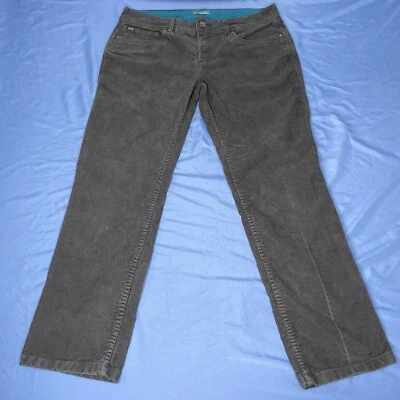 Horny Toad Corduroy Pants Women’s 12 Gray Cotton Polyester Spandex - Image 1 of 4
