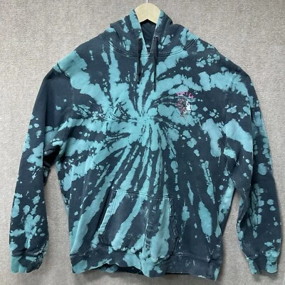 SULLEN 服装纹身艺术黑色和绿色带热粉色字拉弗连帽衫 (2XL) — 第 1/4 张图片