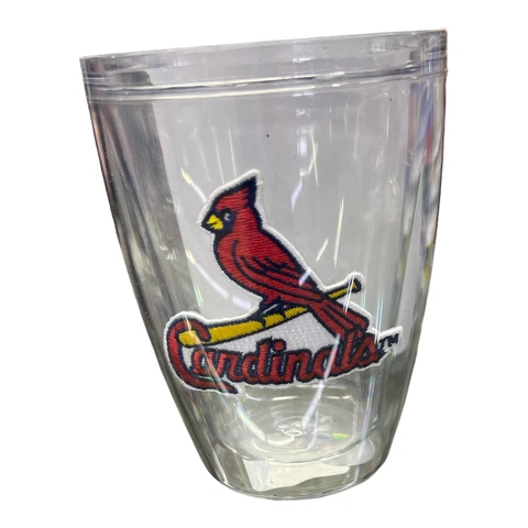 MLB St. Louis Cardinals 16 oz Clear Short Tumbler Cover