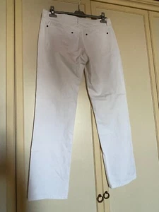 Pantaloni Givenchy in cotone bianchi taglia M - Foto 1 di 11