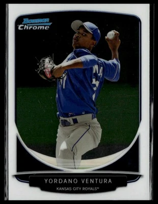 2013 年 Bowman #BCP60 Yordano Ventura 铬色前景 — 第 1/2 张图片