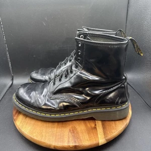 Dr. Martens 11822 Herren Größe 11 Kampfstiefel klassisch schwarz 8 Ösen LESEN - Bild 1 von 10