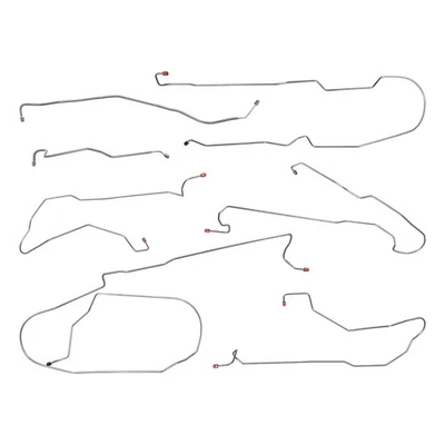 2000-08 Suburban Avalanche Tahoe Yukon XL 2500 4x4 Kit de línea de freno de acero inoxidable Foto 1 de 4