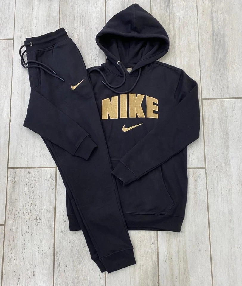 NWT Nike Men's Full Tracksuits Set Hoodie with Pant Color Black Size M-XXL - Image 1 of 4