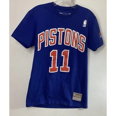 Pistons Mitchell And Ness Hardwood Classics Isiah Thomas #11 Shirt Size Small - Image 1 of 4
