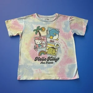 Hello Kitty And Friends Sanrio Youth Tie Dye Shirt Size M(7/8) - Picture 1 of 4