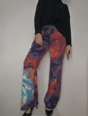 Jeans colorato Just Cavalli a zampa di elefante - Imagen 1 de 4