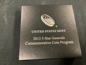 2013 5-Star Generals Commemorative Coin Program Proof Silver Dollar Coin - Picture 1 of 7