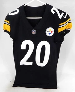 Camiseta deportiva negra emitida por el juego Pittsburgh Steelers Cameron Sutton #20 309 - Imagen 1 de 9